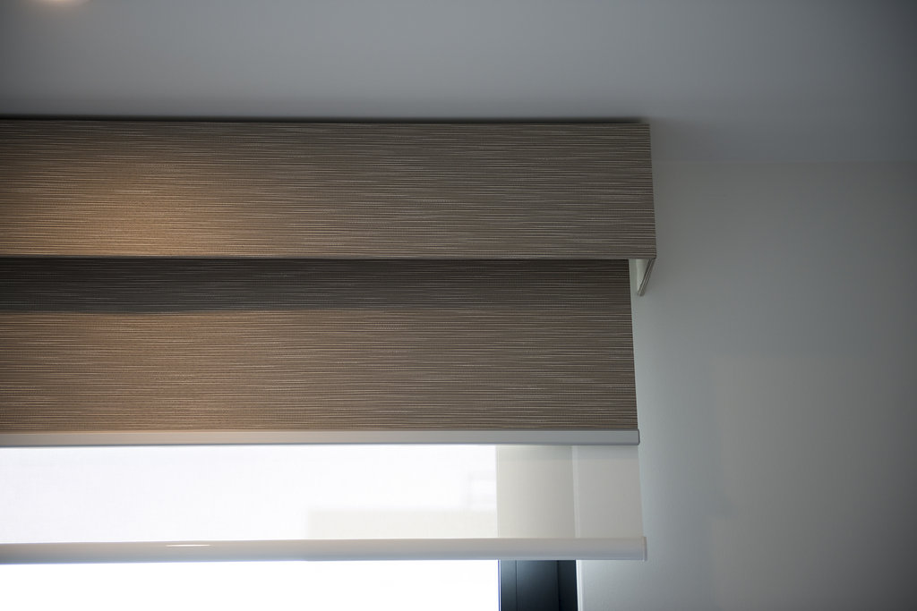 Roller blinds Melbourne Custom window treatments Dual rollers Pelmets