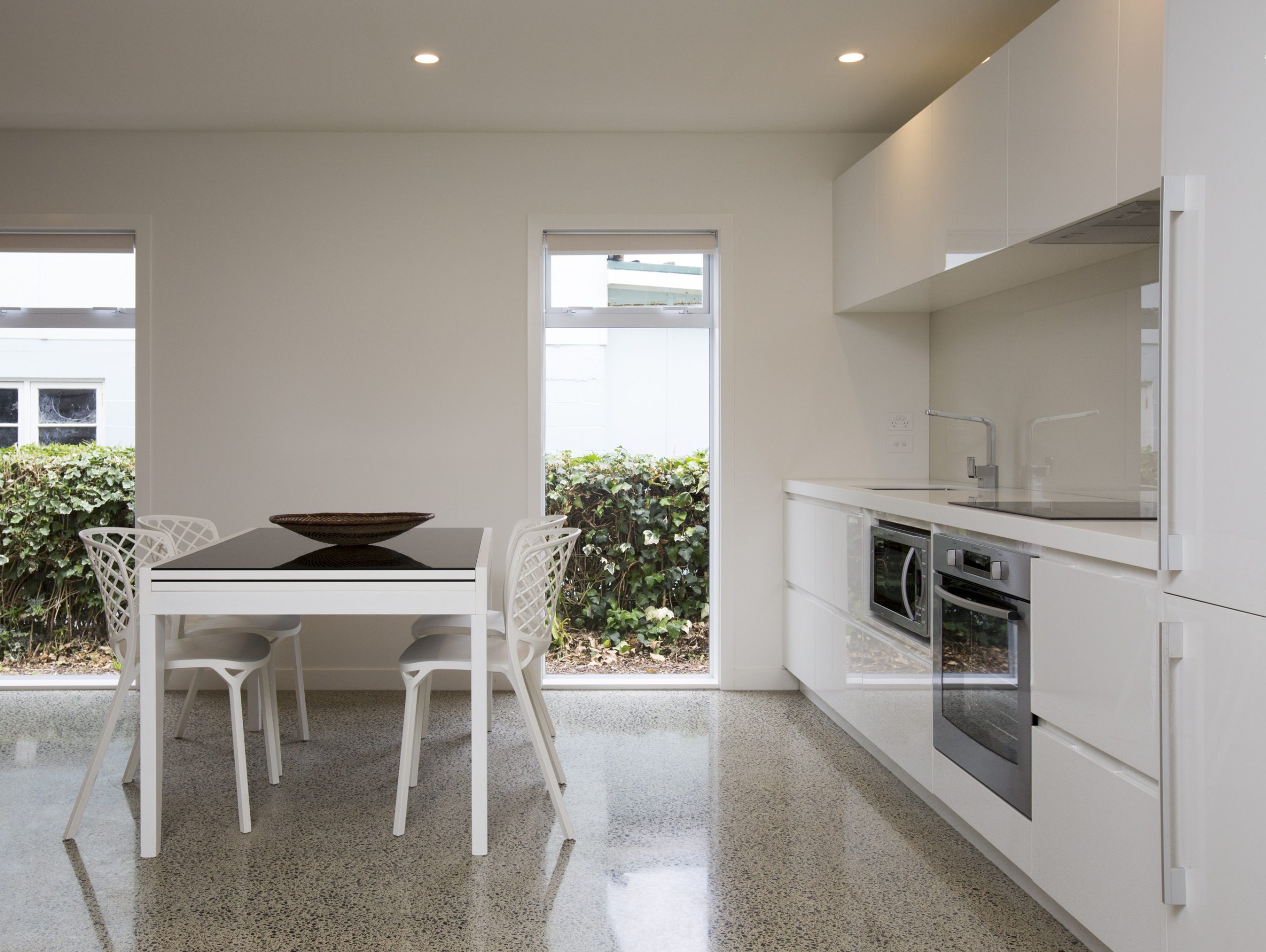 Elegant kitchen interior designed by Natasha Walker Interiors at Sorrento Beach House, Melbourne