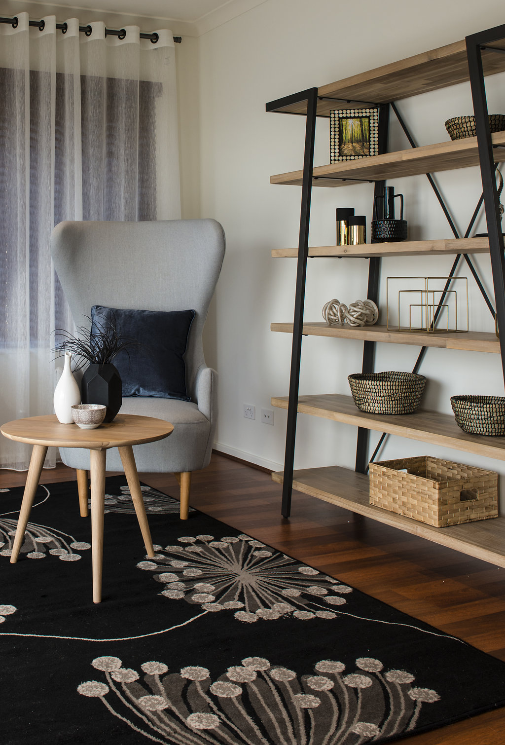 natasha walker interiors timeless interior design melbourne elwood point cook home stylish modern living reading sitting room